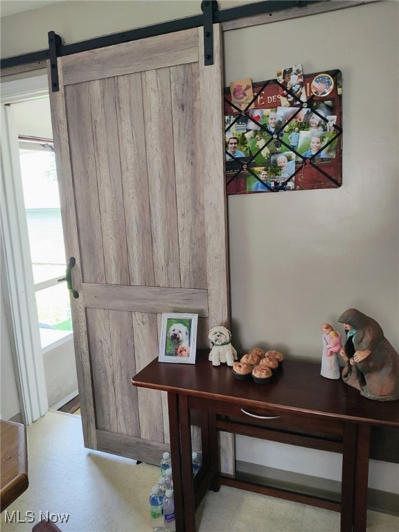 7438 Westview Dr, Youngstown, OH 44512 - detailed view of a barn door