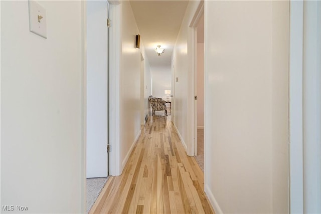 1701 19th Ave, Parkersburg, WV 26101 - corridor featuring light wood-type flooring and baseboards