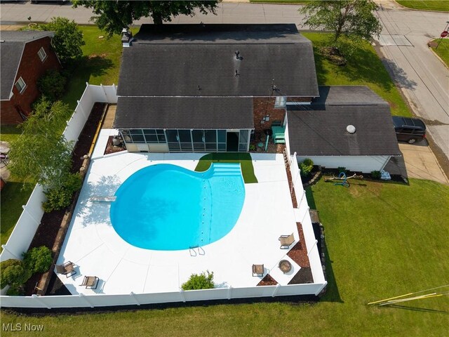 1701 19th Ave, Parkersburg, WV 26101 - view of pool with a fenced backyard