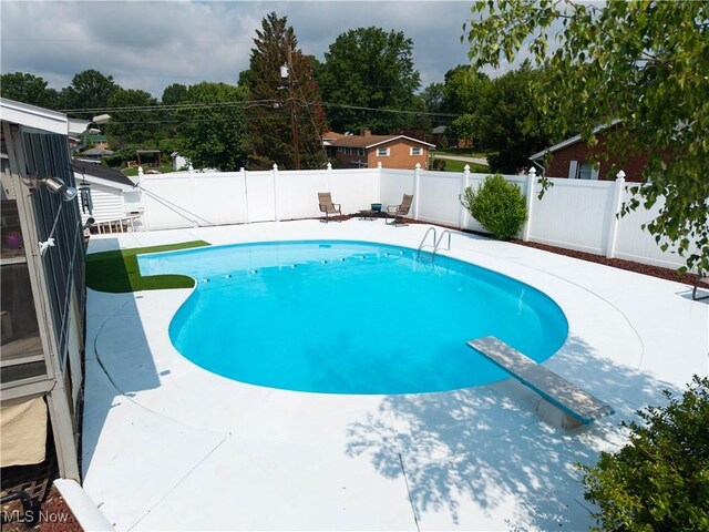 1701 19th Ave, Parkersburg, WV 26101 - view of pool with a fenced backyard and a patio