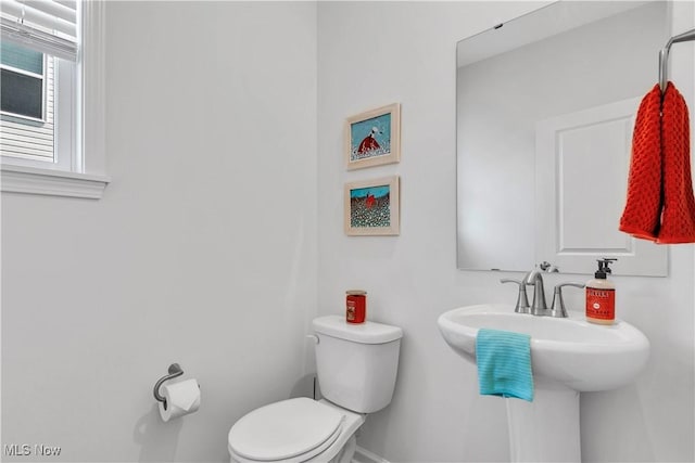 23200 St Andrews Dr, Columbia Station, OH 44028 - half bathroom with toilet and baseboards