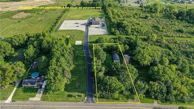 2335 Southway St SW, Massillon, OH 44646 - view of rural area featuring property parcel outlined