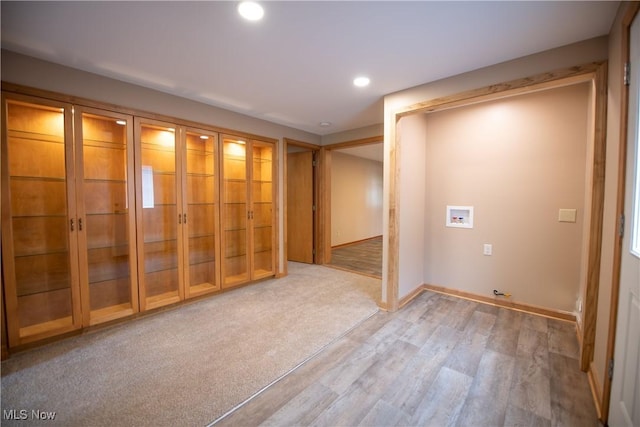 809 Mcdaniel Ave, Minerva, OH 44657 - below grade area with recessed lighting and wood finished floors