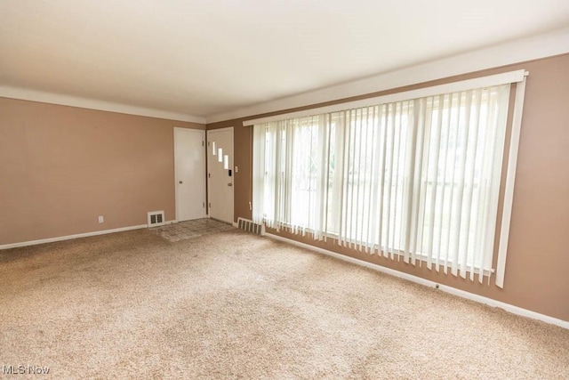 1114 W Miner Rd, Mayfield Heights, OH 44124 - unfurnished living room featuring carpet floors