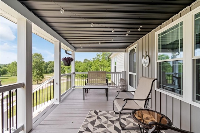 59301 Honeybee Rd, Senecaville, OH 43780 - wooden deck featuring view of scattered trees
