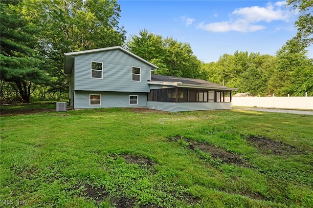 4232 Wilson Rd, Ravenna, OH 44266 - back of property with a sunroom