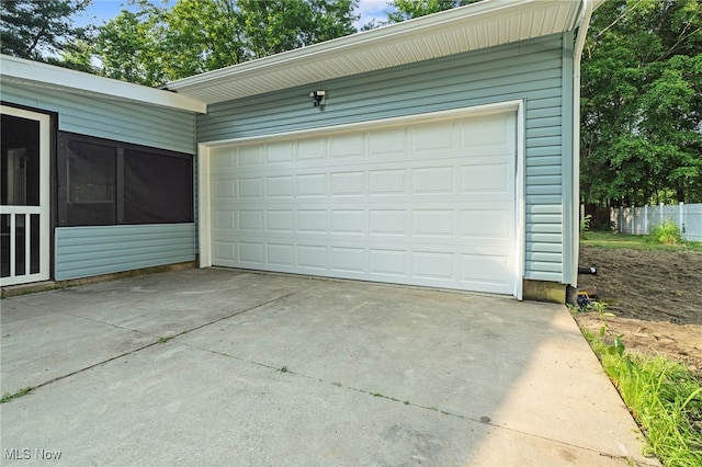4232 Wilson Rd, Ravenna, OH 44266 - garage featuring concrete driveway