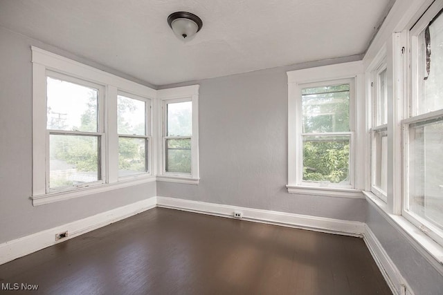 11515 Hopkins Ave, Cleveland, OH 44108 - unfurnished sunroom with plenty of natural light and wood finished floors
