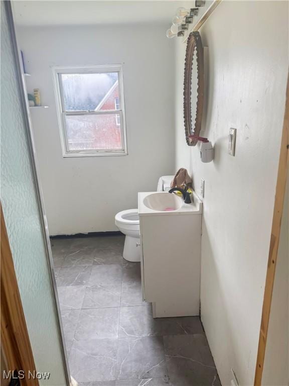 114 S 12th St, Weirton, WV 26062 - bathroom with vanity and marble finish floors