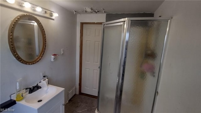 114 S 12th St, Weirton, WV 26062 - bathroom featuring a stall shower and vanity