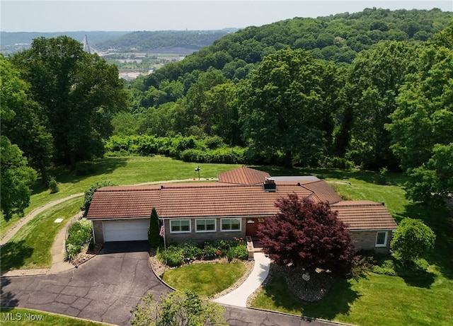 3901 Beaumont Dr, Weirton, WV 26062 - view from above of property featuring a heavily wooded area