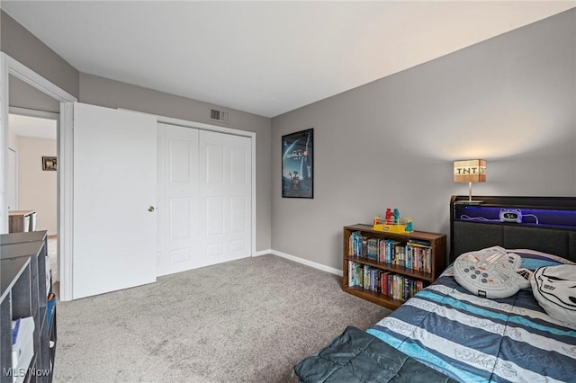 2400 Arlington Dr, Lyndhurst, OH 44124 - carpeted bedroom with baseboards and a closet