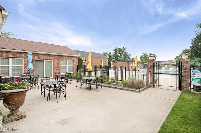 2400 Arlington Dr, Lyndhurst, OH 44124 - view of patio with a gate