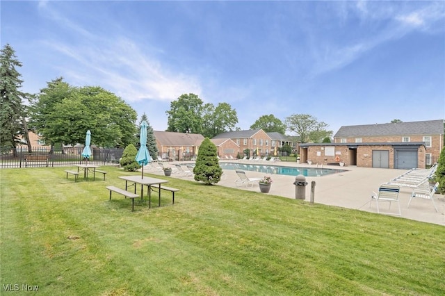 2400 Arlington Dr, Lyndhurst, OH 44124 - community pool featuring a patio area