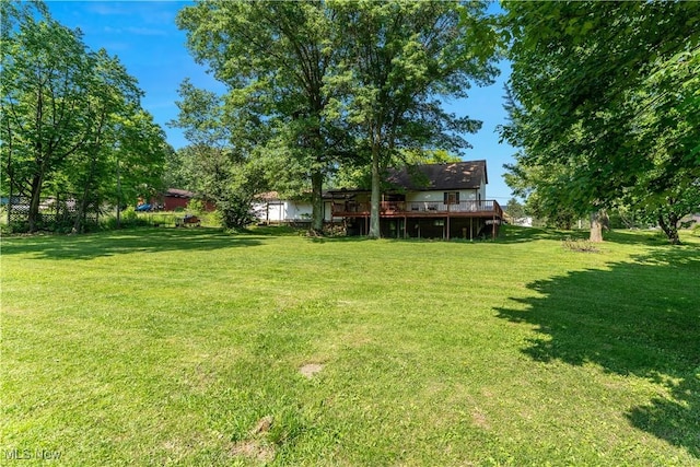 3378 State Route 164, Leetonia, OH 44431 - view of green lawn with a deck