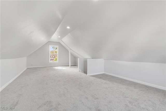 3400 W 118th St, Cleveland, OH 44111 - bonus room with recessed lighting, carpet flooring, and lofted ceiling