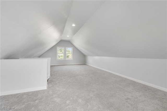 3400 W 118th St, Cleveland, OH 44111 - bonus room with vaulted ceiling, recessed lighting, and carpet