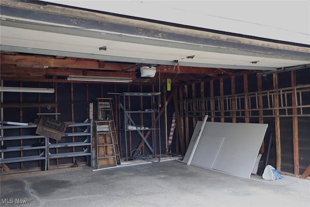 3400 W 118th St, Cleveland, OH 44111 - garage featuring a garage door opener