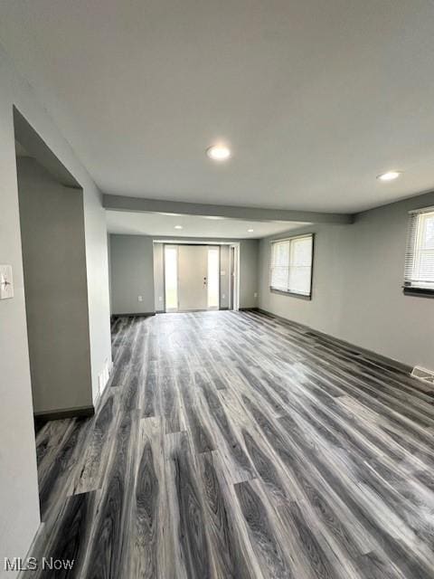 362 E 47th St, Lorain, OH 44052 - spare room featuring wood finished floors and recessed lighting