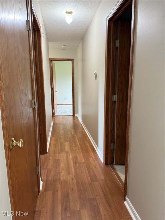 2359 Schellin Rd, Wooster, OH 44691 - hallway featuring light wood-style floors and baseboards