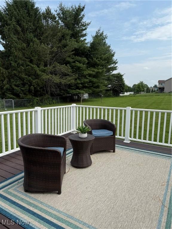 2359 Schellin Rd, Wooster, OH 44691 - wooden terrace with a yard