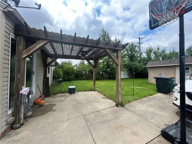 15616 Greendale Rd, Maple Heights, OH 44137 - view of patio / terrace with a pergola
