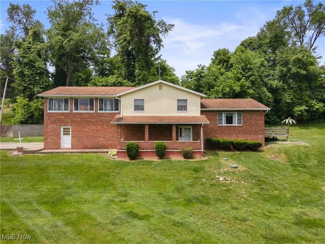 53979 Colerain Pike, Martins Ferry, OH 43935 - view of front of property featuring brick siding and a front yard