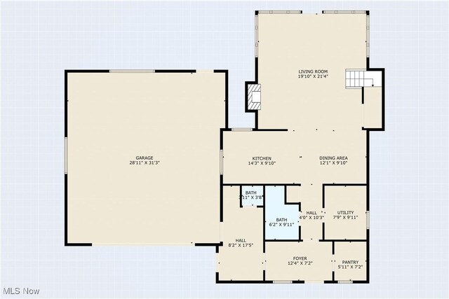 4869 Coleman Dr, Akron, OH 44319 - view of home floor plan