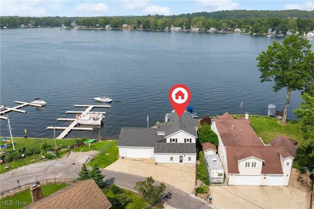 4869 Coleman Dr, Akron, OH 44319 - view of subject property featuring a nearby body of water