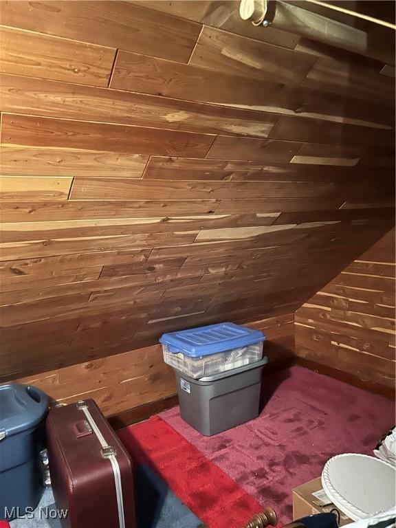 3601 State St, Weirton, WV 26062 - bathroom with wood walls