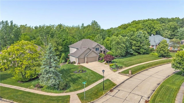 14751 Lancelot Ln E, North Royalton, OH 44133 - view from above of property with a forest