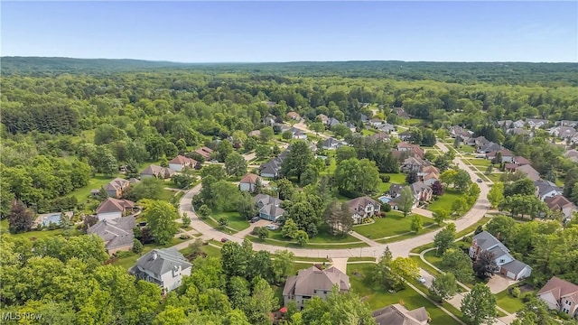 14751 Lancelot Ln E, North Royalton, OH 44133 - aerial view of residential area with a heavily wooded area