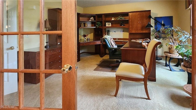14751 Lancelot Ln E, North Royalton, OH 44133 - office featuring carpet flooring and built in study area