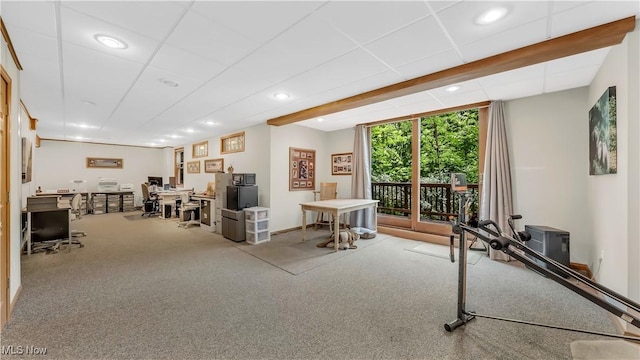 14751 Lancelot Ln E, North Royalton, OH 44133 - office featuring recessed lighting and carpet floors