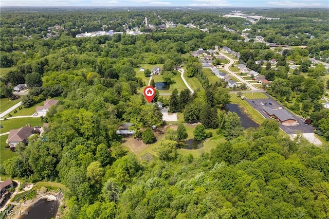 2132 Martin Rd, Mogadore, OH 44260 - aerial view of property's location featuring a forest
