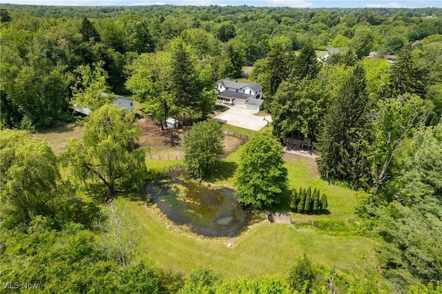 2132 Martin Rd, Mogadore, OH 44260 - view from above of property with a forest