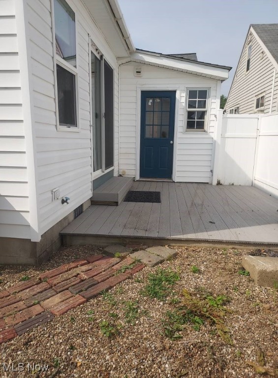 300 37th St, Vienna, WV 26105 - view of wooden terrace