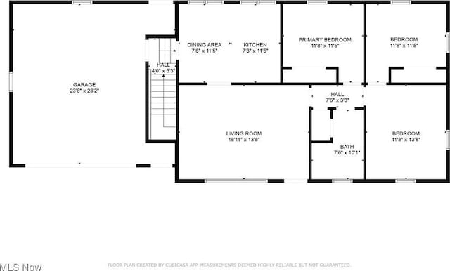 14860 Stoltz Rd, Diamond, OH 44412 - view of room layout