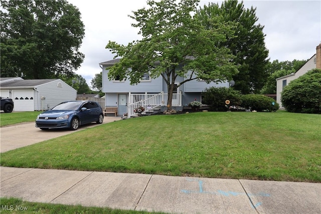 148 Summerberry Ln, Niles, OH 44446 - view of front of house with a front yard and concrete driveway