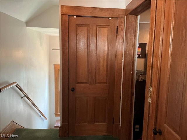 136 High St SE, Canal Fulton, OH 44614 - corridor with an upstairs landing