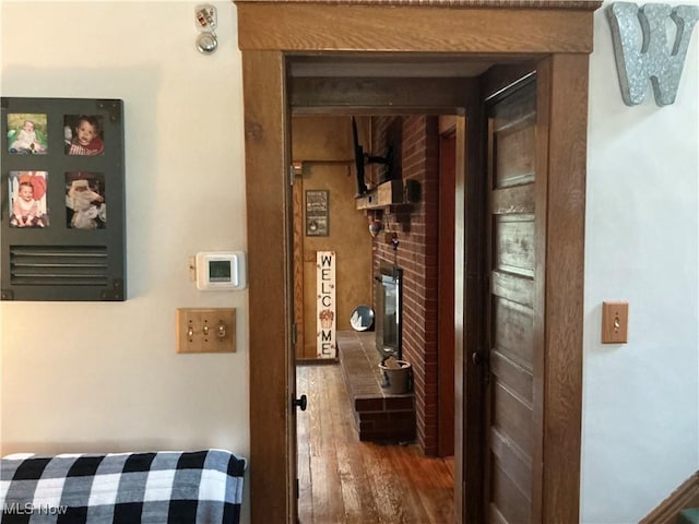 136 High St SE, Canal Fulton, OH 44614 - corridor with wood finished floors