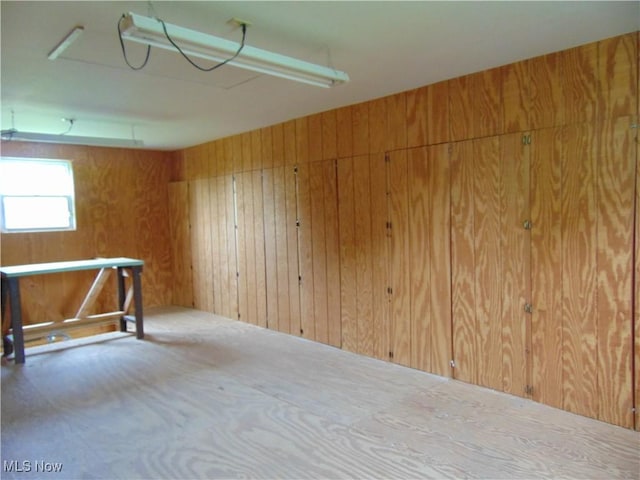4017 N Ridge Rd W, Saybrook, OH 44004 - carpeted spare room with wooden walls