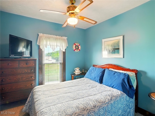 290-289 Park Ave, Conneaut, OH 44030 - bedroom with carpet and ceiling fan