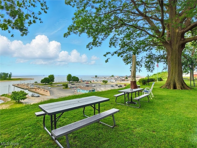 290-289 Park Ave, Conneaut, OH 44030 - view of community with a water view and a yard