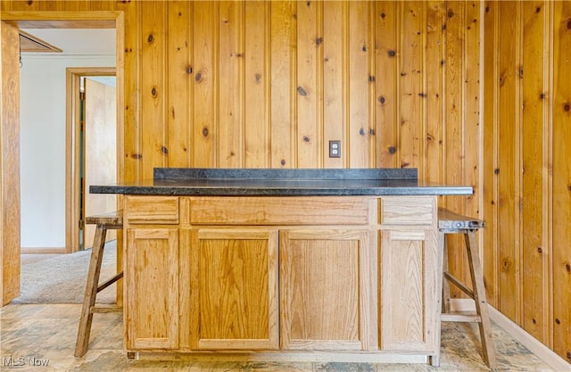 719 Pomeroy Pike, Belpre, OH 45714 - bar area featuring wooden walls and crown molding