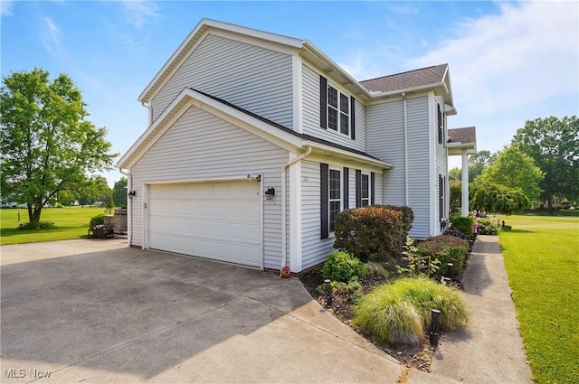 220 Long Rd, Macedonia, OH 44056 - traditional home featuring a front lawn, driveway, and roof with shingles