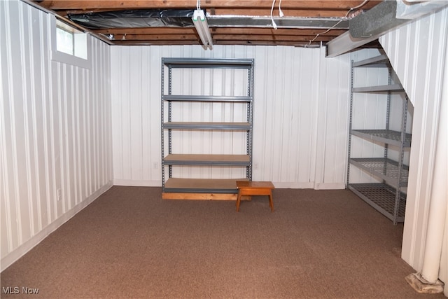 7355 Westview Dr, Boardman, OH 44512 - basement with carpet