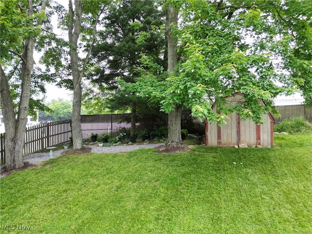 7355 Westview Dr, Boardman, OH 44512 - fenced backyard with a shed