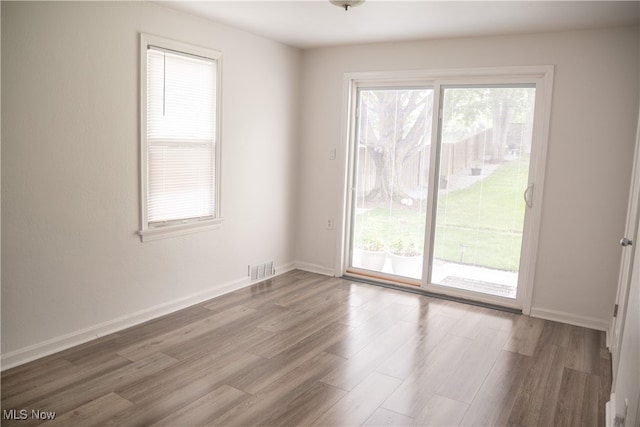 7355 Westview Dr, Boardman, OH 44512 - unfurnished room with wood finished floors and baseboards