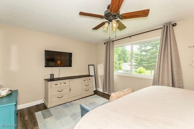 1657 Kasserine Ct, Twinsburg, OH 44087 - bedroom with wood finished floors and ceiling fan